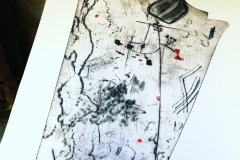 Erosion, plexigravure